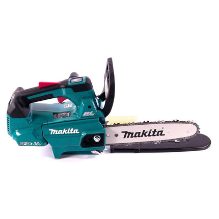 Makita DUC 256 PT Motosega a batteria 36 V ( 2x 18 V ) Brushless 25 cm + 2x batteria 5.0 Ah + doppio caricabatterie