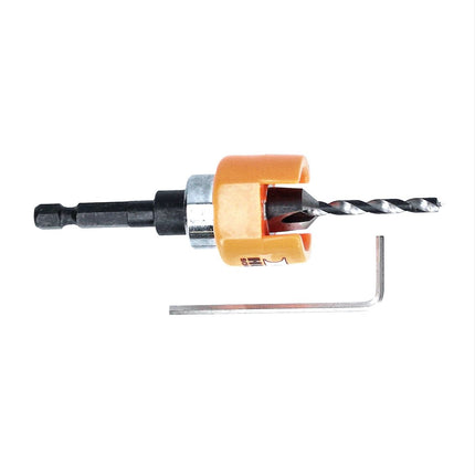 Broca para tarimas HECO 5 mm HSS con cabeza avellanada y tope para madera (47375)