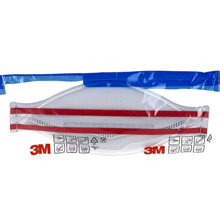 3M FFP3 Aura 9332+ Mascherina respiratoria con valvola 1 pz. EN149:2001 FFP3 NR D - per materiali isolanti e legno duro