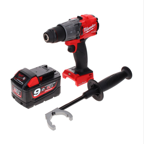 Taladro percutor inalámbrico Milwaukee M18 ONEPD2-901 18 V 135 Nm Brushless One Key Bluetooth + 1x batería 9,0 Ah - sin cargador