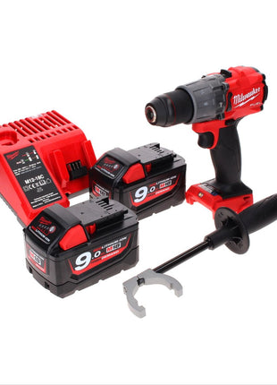 Milwaukee M18 ONEPD2-902C Perceuse à percussion sans fil 18 V 135 Nm Brushless One Key Bluetooth + 2x Batteries 9,0 Ah + Chargeur