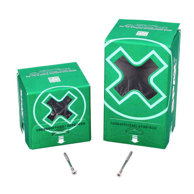 SPAX Fassadenschraube 4,5 x 70 mm 100 Stk. Edelstahl A2 ( 25470004507022 ) Fixiergewinde Mini Linsensenkkopf T-STAR Plus Torx T20 CUT