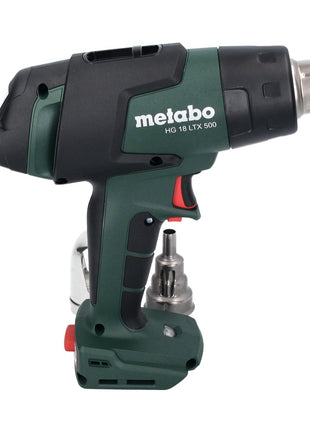 Metabo HG 18 LTX 500 Akku Heißluftgebläse 18 V 300 - 500 °C ( 610502840 ) + MetaBox - ohne Akku, ohne Ladegerät - Toolbrothers