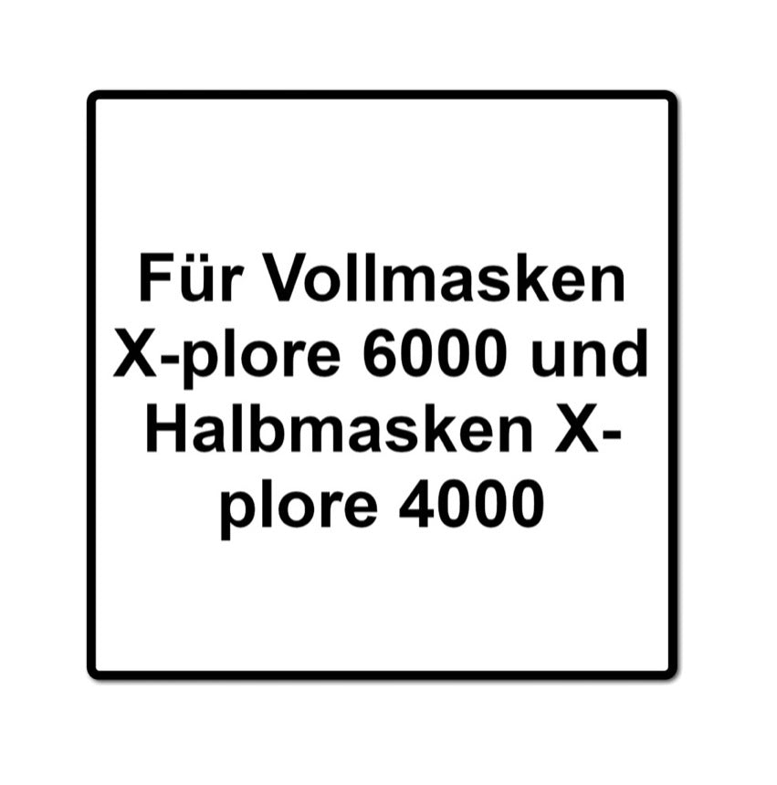 Dräger X-plore Rd40 Filtro per respiratori A2B2E2K2 EN14387 ( 6738804 ) per maschere X-plore 6000 / X-plore 4000