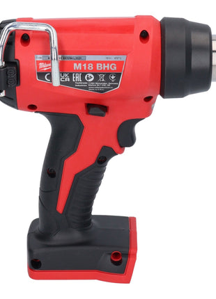 Milwaukee M18 BHG-401 Akku Heißluftgebläse 18 V 470 °C + 1x Akku 4,0 Ah + Ladegerät