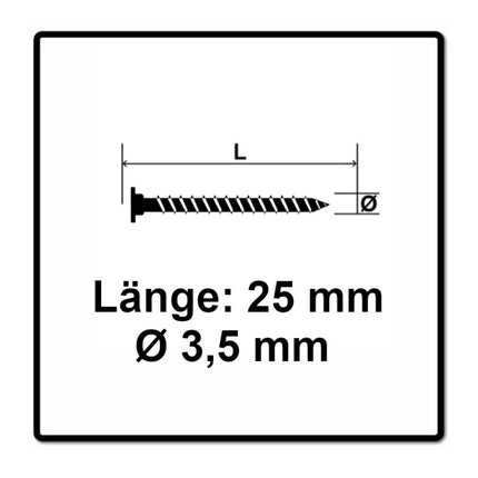 SPAX Flat Flange Head Screw for Back-Wall Fastening 3.5 x 25 mm - Full thread - T-STAR Plus - Torx T20 - Wirox - 4Cut for rear panels without lens 300 pcs. (0151010350253)