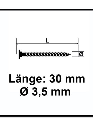 SPAX Vis à tête plate pour la fixation de panneaux arrière 3,5 x 30 mm - Filetage total - T-STAR Plus - Torx T20 -  4Cut 300 pcs (0151010350303) pour panneaux arrière sans lentille