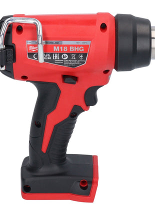 Milwaukee M18 BHG-402 Akku Heißluftgebläse 18 V 470 °C + 2x Akku 4,0 Ah + Ladegerät