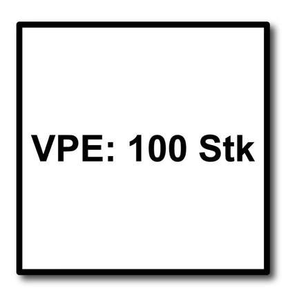 SPAX IN.FORCE Screw 6,0 x 100mm - Full thread - Cylindrical head - Torx T-STAR Plus T30 - WIROX - 4CUT drill point- 100 pcs. (1211010601005)