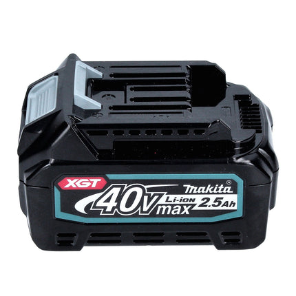 Set di batterie Makita 40 V con 3x BL 4025 2,5 Ah ( 3x 191B36-3 ) XGT Li-Ion classe di protezione IP64 con display a LED