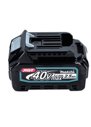 Makita Kit de démarrage batterie 40 V maxi + 1x Batterie BL 4025 2,5 Ah XGT (191B36-3) + Chargeur (191E07-8)