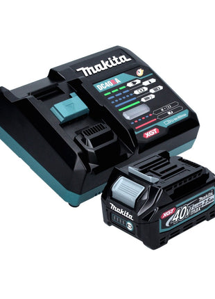 Makita Kit de démarrage batterie 40 V maxi + 1x Batterie BL 4025 2,5 Ah XGT (191B36-3) + Chargeur (191E07-8)