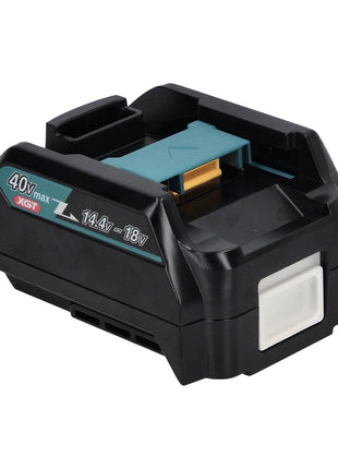 Makita Kit de démarrage batterie 40 V max + 4x Batteries BL 4025 2,5 Ah (4x 191B36-3) + Chargeur (191E07-8) + Adaptateur 18V (191C10-7)