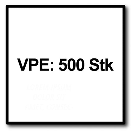 Tornillo para fachada SPAX 4,0 x 60 mm acero inoxidable A2 500 piezas (5x 0467000400603) rosca parcial mini cabeza avellanada Torx T-STAR Plus T15 CUT