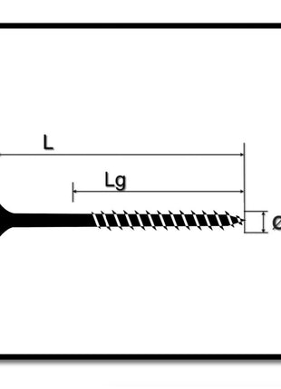 SPAX Fassadenschraube 4,0 x 60 mm Edelstahl A2 500 Stk. ( 5x 0467000400603 ) Teilgewinde Mini Linsensenkkopf Torx T-STAR Plus T15 CUT