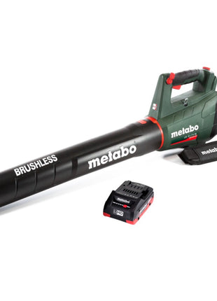 Soplador de hojas a batería Metabo LB 18 LTX BL 18 V sin escobillas + 1x batería 4,0 Ah - sin cargador