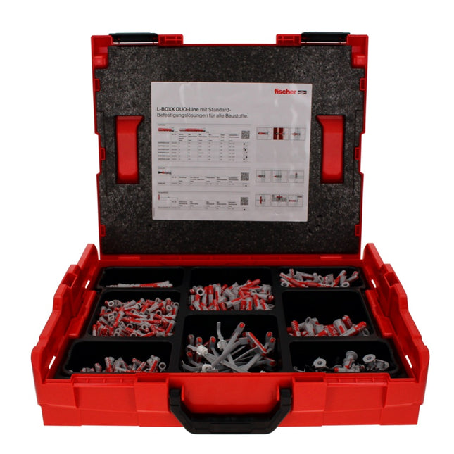 Fischer L-Boxx 102 DUO-Line Other plug sets + Case DUOBLADE DUOTEC DUOPOWER 833pcs. (558626)