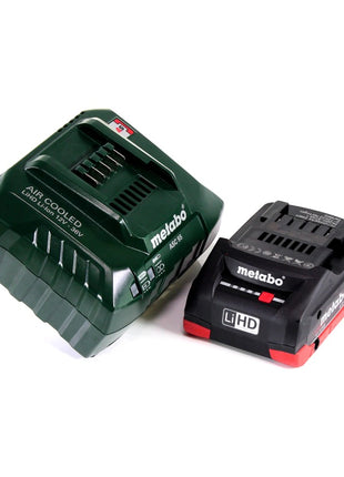 Soplador de hojas a batería Metabo LB 18 LTX BL 18 V sin escobillas + 1x batería 4,0 Ah + cargador