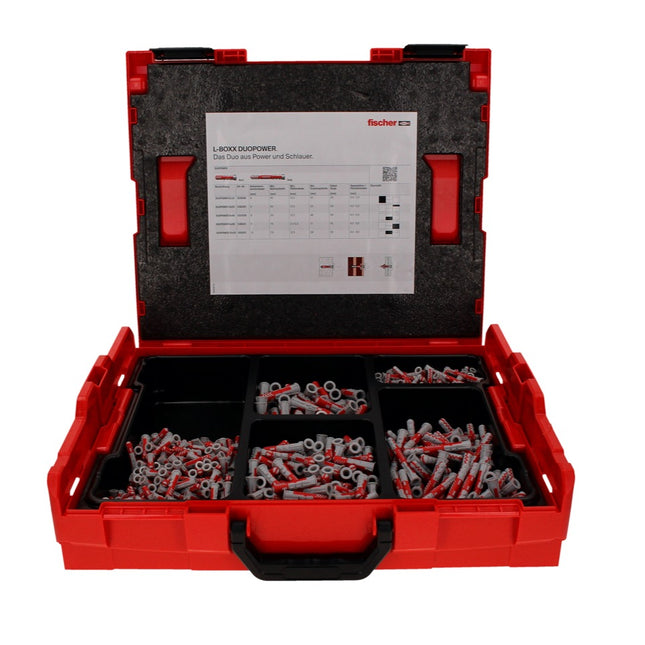 Fischer L-Boxx 102 Duo Line Other plug sets + Case DUOPOWER 910pcs. (558627)