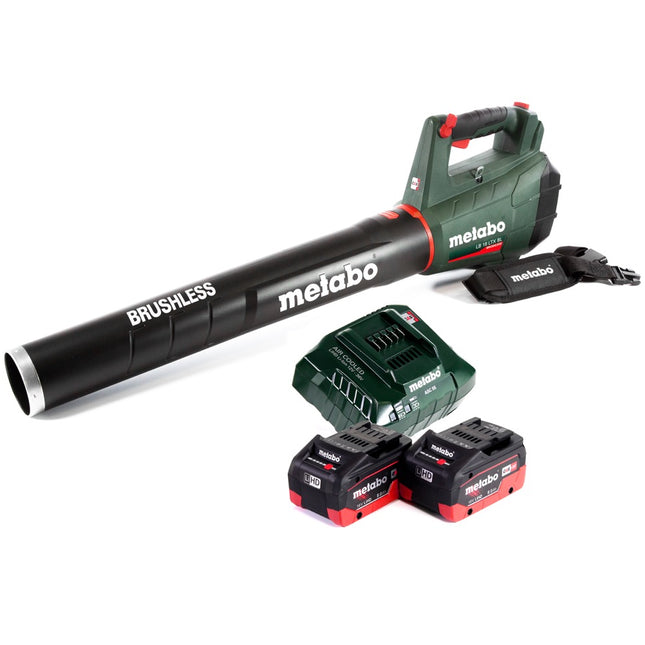 Metabo LB 18 LTX BL cordless leaf blower 18 V brushless + 2x battery 8.0 Ah + charger