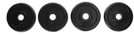 Surenkamas Svarmuo 2x 10 kg Kurzhantel Set ( YLDS09 ) 2x Kurzhantelstange + 4x 2,5 kg Gewicht + 4x 1,25 kg Gusseisen Hantelset