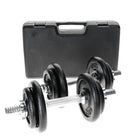 Surenkamas Svarmuo 2x 10 kg Kurzhantel Set ( YLDS09 ) 2x Kurzhantelstange + 4x 2,5 kg Gewicht + 4x 1,25 kg Gusseisen Hantelset