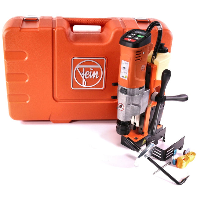 Fein KBU 35-2 QW Universal Magnet Kernbohrmaschine bis 35 mm ( 72705861000 ) + 5 tlg. Zubehör Set + Koffer