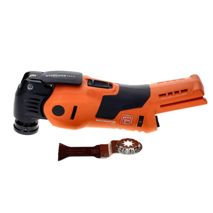 Oscilador de batería Fein MultiMaster AMM 700 MAX 18 V Starlock Max Brushless + 1x batería 6,0 Ah + cargador + estuche