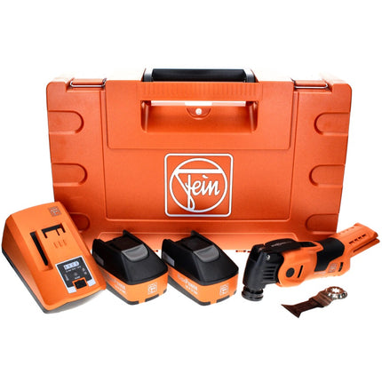 Fein MultiMaster AMM 700 MAX Machine oscillante sans fil, 18 V, Starlock Max, sans balai + 2x Batteries 5,2 Ah + Chargeur + Coffret