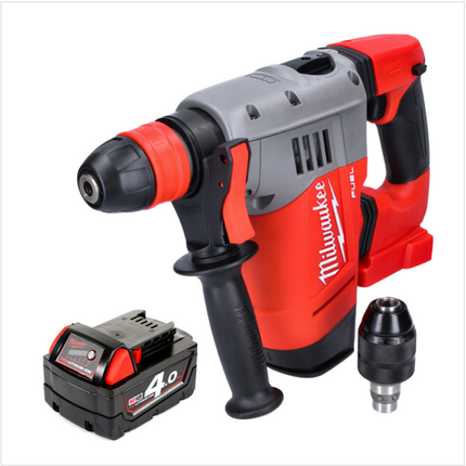 Milwaukee M18 CHPX-401 Cordless Combi Hammer 4.0 J SDS Plus Brushless 18V + 1x Battery 4.0Ah - without charger