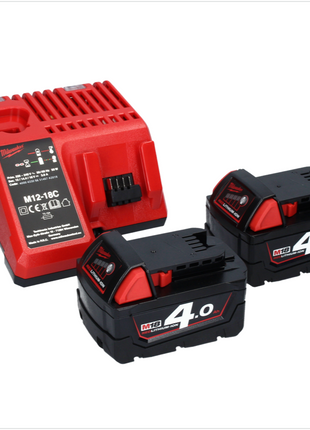 Martillo combinado a batería Milwaukee M18 CHPX-402 18 V 4.0 J SDS Plus Brushless + 2x baterías 4.0 Ah + cargador