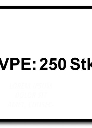 SPAX IN.FORCE Schraube 8,0 x 260 mm 250 Stk. ( 5x 1221010802605 ) Torx T-STAR Plus T40 Vollgewinde Zylinderkopf WIROX CUT Bohrspitze