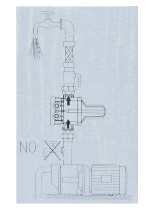 Metabo HM 3 Hydromat 10 bar IP 65 ( 628799000 ) zum Umrüsten von Gartenpumpe zum Hauswasserautomaten / für Tiefbrunnen und Tauchdruckpumpen