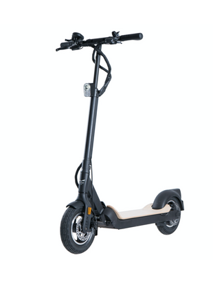 EGRET TEN V4 36 V e-scooter scooter eléctrico motor de 350 vatios (95806-B) 20 km/h hasta 30 km de alcance 10 pulgadas negro/madera legal en la calle con ABE