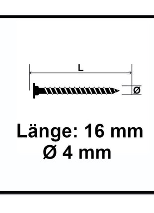 SPAX Vis à tête plate pour panneau arrière 4,0 x 16 mm - Torx T-STAR Plus T20 pour panneaux arrière sans lentille, Filetage total, Wirox, 4 Cut - 600 pcs. (2x 0151010400163)