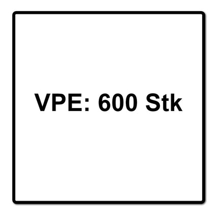 SPAX Flat Countersunk Head Screw 4.0 x 20 mm - Torx T-STAR Plus - T20 for Rear Panels without Lens - Full Thread - Wirox 4Cut - 600 pcs. (2x 0151010400203)