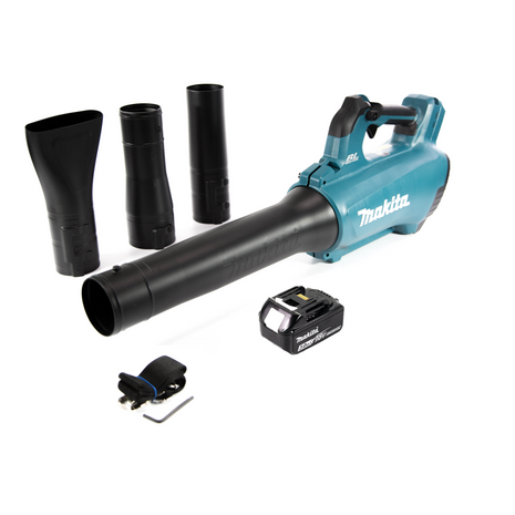 Soplador de batería Makita DUB 184 F1 18 V sin escobillas + 1x batería 3,0 Ah - sin cargador