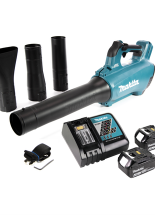 Makita DUB 184 RM Akku Gebläse 18 V Brushless + 2x Akku 4,0 Ah + Ladegerät