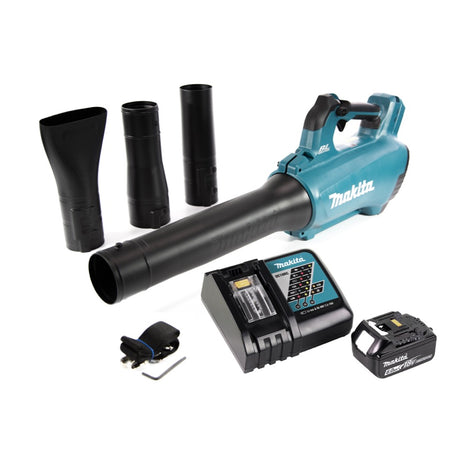 Soffiatore a batteria Makita DUB 184 RG1 18 V brushless + 1x batteria ricaricabile 6,0 Ah + caricabatterie