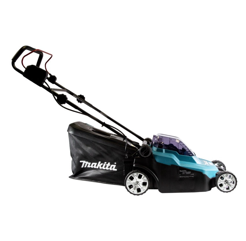 Makita DLM 382 Z Akku Rasenmäher 36 V ( 2x 18 V ) 38 cm 40 l Solo - ohne Akku, ohne Ladegerät