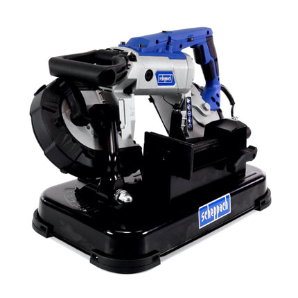 Scheppach MBS 1100 Sega a nastro per metallo 1100 W  127 / 80 mm ( 5901507901 ) + Tavolo per sega + 2x Nastri per sega M42