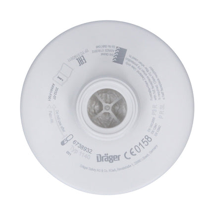 Dräger Rd40 Filtro per particelle P3 R / 3 pezzi ( 3x 6738932 ) - per maschere X-plore 6000 e semimaschere X-plore 4000