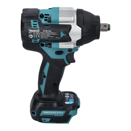 Makita DTW 700 Z Akku Schlagschrauber 18 V 700 Nm 1/2" Brushless Solo - ohne Akku, ohne Ladegerät