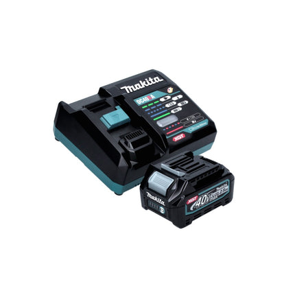 Makita GA 005 GD1 Smerigliatrice angolare a batteria 40 V max. 125 mm Brushless XGT + 1x batteria ricaricabile 2,5 Ah + caricabatterie