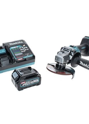 Makita GA 005 GD1 Akku Winkelschleifer 40 V max. 125 mm Brushless  XGT + 1x Akku 2,5 Ah + Ladegerät