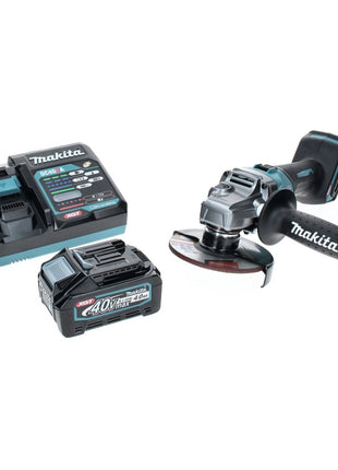 Makita GA 005 GM1 Akku Winkelschleifer 40 V max. 125 mm Brushless  XGT + 1x Akku 4,0 Ah + Ladegerät