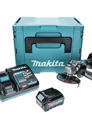 Makita GA 005 GD101 Akku Winkelschleifer 40 V max. 125 mm Brushless  XGT + 1x Akku 2,5 Ah + Ladegerät + Makpac