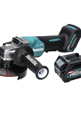 Makita GA 013 GD1 Meuleuse d'angle sans fil 40 V maxi 125 mm Brushless XGT + 1x Batterie 2,5 Ah - sans chargeur