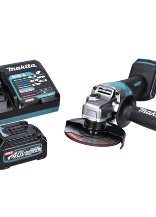 Makita GA 013 GD1 Akku Winkelschleifer 40 V max. 125 mm Brushless  XGT + 1x Akku 2,5 Ah + Ladegerät