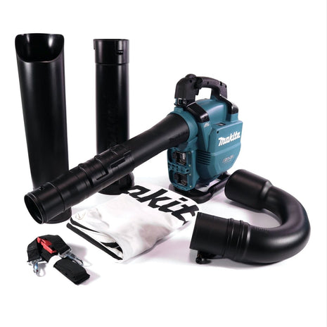 Makita DUB 363 ZV Cordless blower / leaf vacuum 36 V ( 2x 18 V ) Brushless + suction set - without battery, without charger